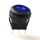 5X 12V 20A Waterproof Round On/Off Rocker Switch Car Auto Boat SPST Mari SOE
