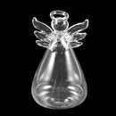 5X(Praying Angel Vases Crystal Transparent Glass Vase Flower Containers Hy G5D9)