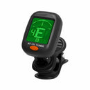 For Chromatic LCD Clip On Tuner Electric Acoustic Guitar Bass Violin, Ukulele
