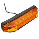 6 LED Clearance Side Marker Light Indicator Lamp Strip Truck Trailer Lorry  M8K3