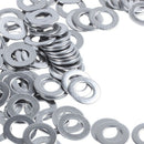 M6x12mmx0.5mm Stainless Steel Round Flat Washer for Bolt Screw 100Pcs