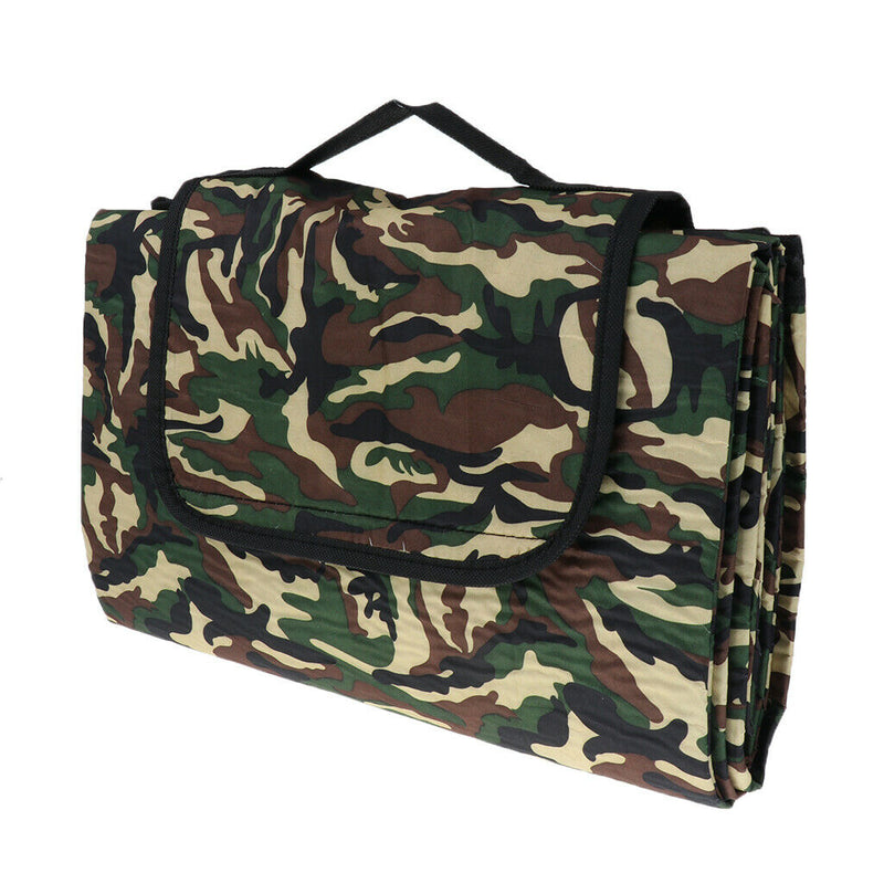 Large Outdoor Water-Resistant Picnic Blanket with Tote strap Beach Mat Travel