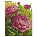 14CT Stamp Cross Stitch Kits DIY Flowers Printed Needlework Decor (H530)