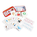 Alphabet Cognition Flash Cards Upper Case and Lower Case With Pictures, Early