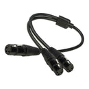 Female XLR Cable 3 Pin XLR To 2 Female Sockets Adapter Adapter Cable Adapter