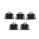 5Pcs AC250V 2.5A IEC320 C8 Male 2 Pins Power Inlet Socket Panel Embedded ï¼W