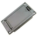 Guitar Bass Battery Holder Cover Box 9Volt with Input Output Jack Black