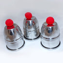 Classic Magic Trick Cups And Red Balls Penetration Close-Up Street Props  Kit