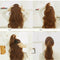 Pack of 2 Volume Bouffant Beehive Shaper Bump Foam Hair Styler Clip Comb Insert