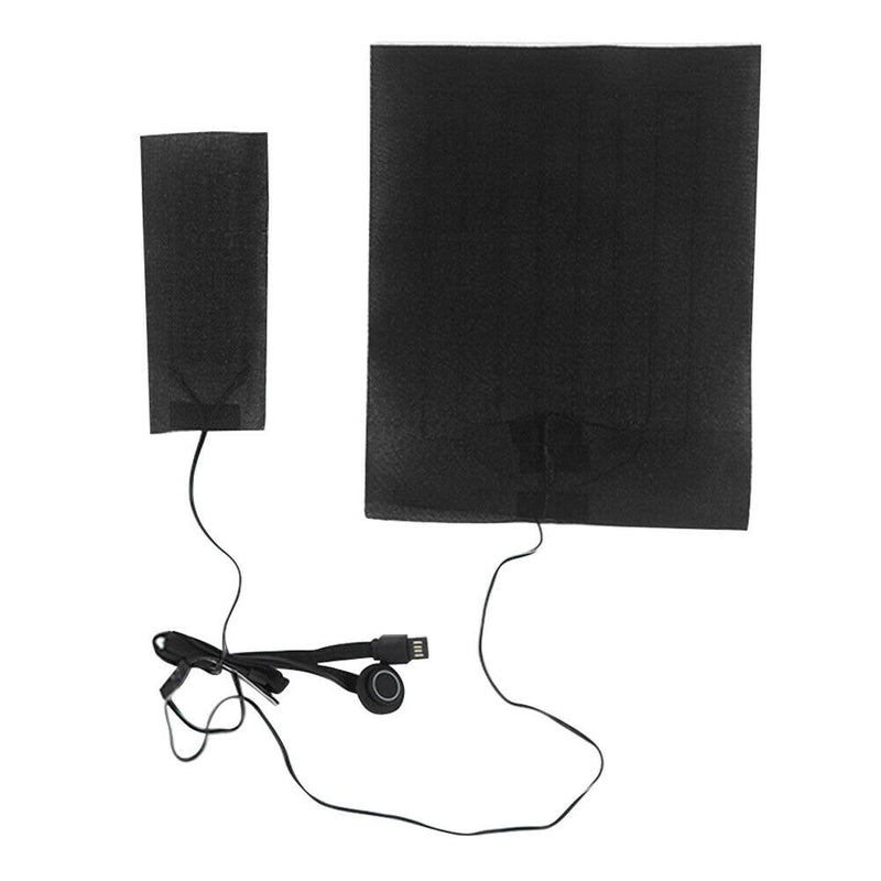 Vest Jacket Composite Fiber Safety Fast Heating USB Charging Warm Paste Pads