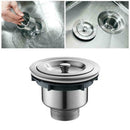 Kitchen Stainless Steel Sink Strainer Drainer Deep Basket Removable C5U2