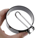 Nonstick Stainless Steel Handle Round Egg Ring Shaper Pancake Mould Mold-Kitchen
