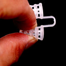 4x Mini anti snoring nose clips snore stopper snore relief nasal easy breathe &h