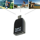 Mini Type C Micro SD TF Memory Card Reader OTG Adapter USB 3.1 Portable