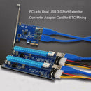 PCI-e to Dual USB 3.0 Converter Card and Dual PCI-e Slot 6Pin Adapter Card
