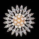 Rhinestone Brooch Pin Wedding Bridal Bouquet Lady Women Fashion Jewelry