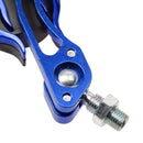 Pair Motorcycle Universal CNC Blue Handlebar 10mm/8mm Rear View Side Mirror