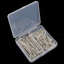 Canvas Manikin Head Canvas Block +150x Metal Wig T-Pins for Salon Wig Hair