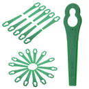 5Pcs Plastic Trimmer Blades Replacement Lawn Mower Garden Grass Cutter BKY