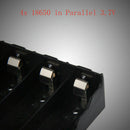 1x 4 pcs 18650 in Parallel 3.7V Pole Battery Box Holder Batteries Case AU L8I3.
