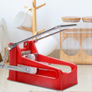 Stainless French Fries Slicer Potato Chipper Chip Cutter Chopper Maker Hand Push
