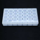 28 Slots Clear Adjustable Diamond Painting Storage Box Case Bead Organiser Gifts
