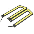 2 X Daytime Running Lights Anti-fog Car Lamp DRL COB LED Car Lights DC 12V (Y9V5