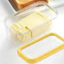 Plastic Butter Dish Slicer Cutter with Lid Food Storage Container Candy Box