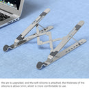 Adjustable portable laptop stand Foldable aluminum alloy laptop lifter stand