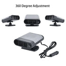 Grey Dc12v Automobile Winter Heating Warm Air Locomotive Carrying Heater He