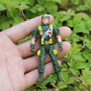 Military Playset Special Force Action Figures Kids Toys Plastic 9cm Soldier  TE