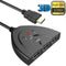 4K 3 Port HDMI Splitter Cable 4K HDMI 1.4 Switch Switcher HUB Adapter for HDTV X