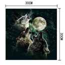 Moon Wolf Diamond Embroidery Painting Cross Stitch Craft Home Decor