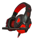 Laptop Gaming Headsets Over Ear Headphones with Light Mic Stereo Earphones Black