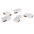 5x HDMI A Female/F Snap-in Coupler Jack Insert for Keystone Wall Plate