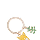 1pc Cute Animal Keychain Black Cat Bear Fox KeyChain Pet Jewelry Key`Accessoriï¼D