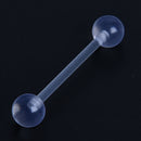 9x New Clear Color Belly Navel Tongue Lip Rings Bars Studs Body Piercing Jewelry