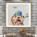 5D DIY Full Drill Diamond Painting Dog Bird Cross Stitch Embroidery Craft