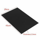 Guitar Bass Pickguard Sheet Scratch Plate Blank Material 1 Ply Black 43 x 2
