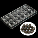 Clear Hard Chocolate Maker Polycarbonate DIY 21 Half Ball Candy Mold Mini M H8R1