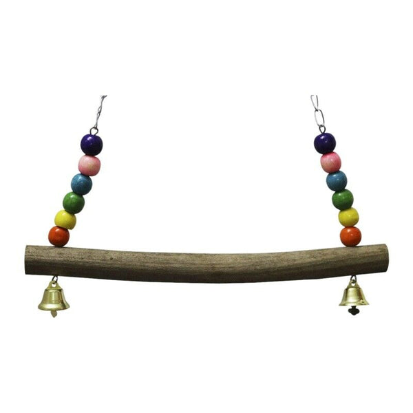 Chicken Swing Wooden Colorful Chicken Toys For Hens Bird Parrot Trainning L Q9M2
