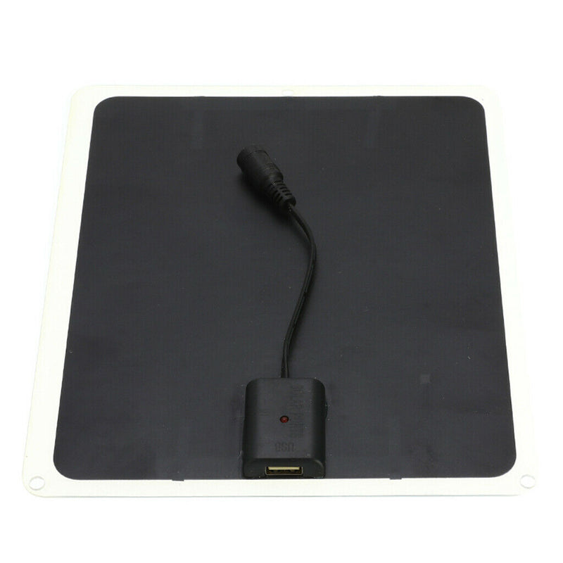 12 Volts 20 Watts Portable Power Solar Panel Battery Charger with Alligator