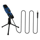 Podcast Mic Sound Recording USB Condenser Microphone with Desktop Tripod Stand