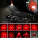 LED Warning Light with Hook and Magnet in Orange Without Battery