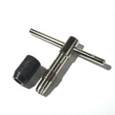T-Handle Tap Wrench Chuck Type Capacity M3-M6 1/8"-1/4" Adjustable Hand Too E2M1