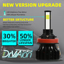 4-Sides H11 H9 H8 LED Headlight Kits High Power 6000K White 80W 12000LM OZ