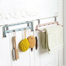 Automatic Folding Cupboard Rack with Hooks Kitchen Back Door Towel Drying H