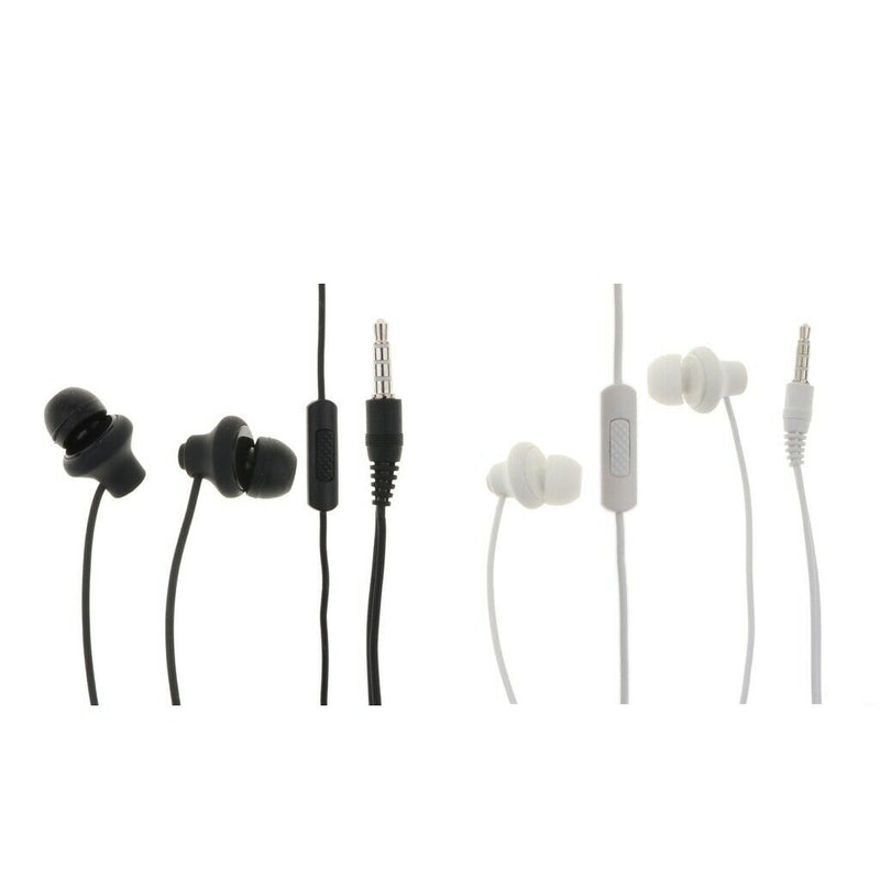 2 Pcs In Ear Headphones with Mic Wired Earbuds, Volume Control, Earphones with