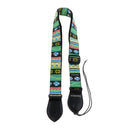 1 Piece Cotton Strap Belt for Ukulele Mini Guitar Green Stripe