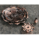 Incense Burner Holder Censer Plate For Candle Aromatherapy Lotus Purple